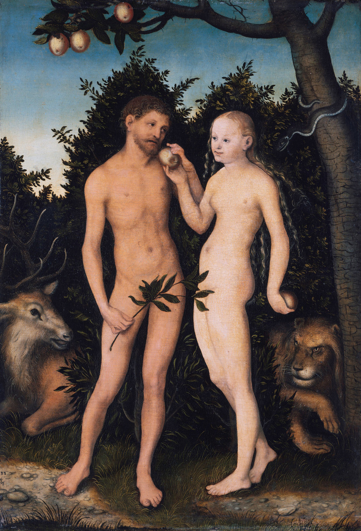 Галерея: как изображали Адама и Еву последние  2000 лет