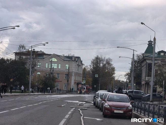 Улицу даже не перекрывали | Источник: Алёна Кашпарова / «ИрСити»