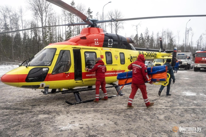 Сейчас пострадавшие — в Славянской больнице | Источник: Михаил Огнев / FONTANKA.RU
