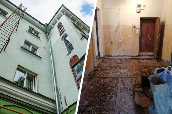 Четырехэтажной «сталинке» в Мотовилихе уже больше 75 лет. Наша собеседница смогла за полтора года отремонтировать запущенную квартиру и превратила ее в роскошные апартаменты (фото после ремонта ниже) | Источник: Тимофей Калмаков / 59.RU, читательница 59.RU
