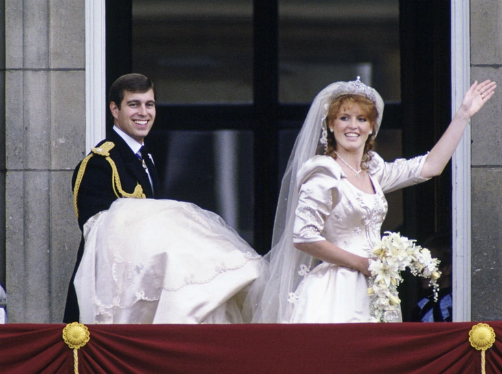 Свадьба принца Эндрю и Сары Фергюсон, 23 июля 1986