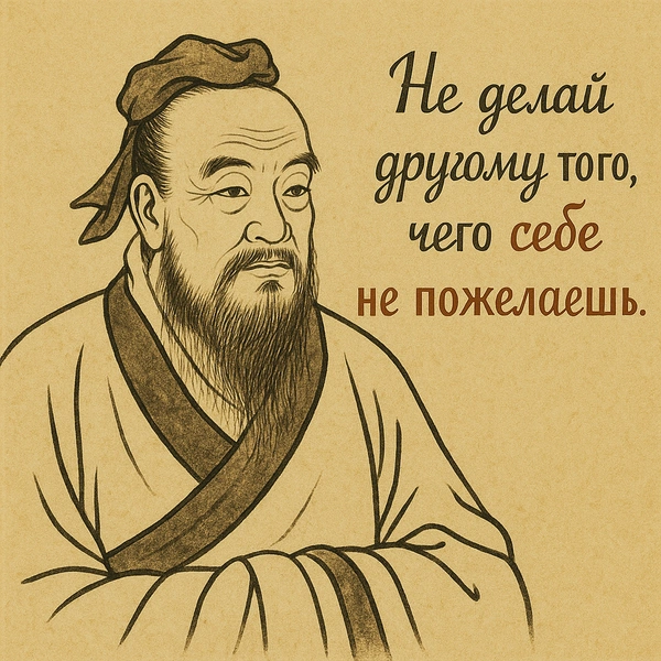 конфуций, конфуций цитаты, жизнь конфуция, учение конфуция, высказывания конфуция, философия конфуция, открытки с конфуцием | Источник: theDay/DALL-E
