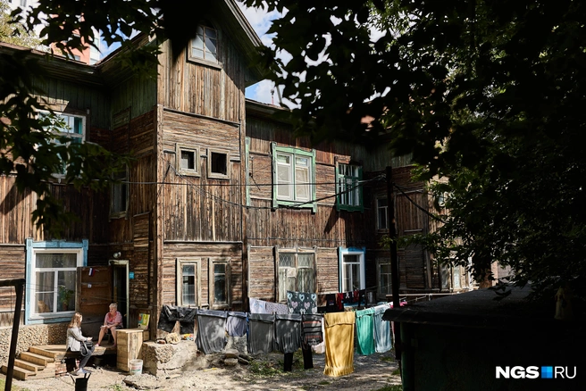 Дом в Пристанском переулке, 5в — последний в квартале пристанских домов | Источник: Александр Ощепков / NGS.RU