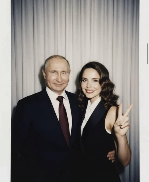 Владимир Путин и Лиза Моряк 