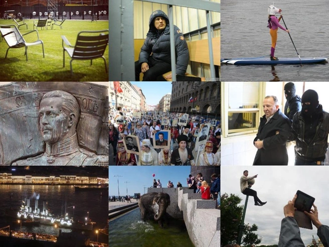 События 2016 года в Петербурге: от моста Кадырова до Авроры | Источник: «Фонтанка.ру»