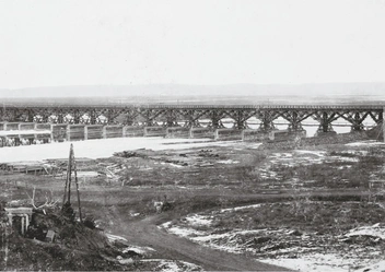 Мост через Читинку — 1900 год | Источник: ЗабЖД