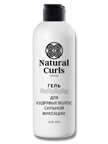 Гель для кудрявых волос сильной фиксации, Natural Curls