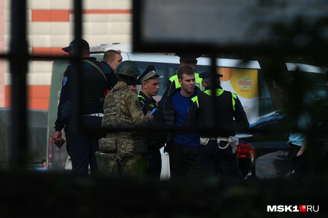 Усиление на подъездах к Москве во время мятежа Евгения Пригожина и ЧВК «Вагнер» | Источник: Артём Устюжанин / MSK1.RU