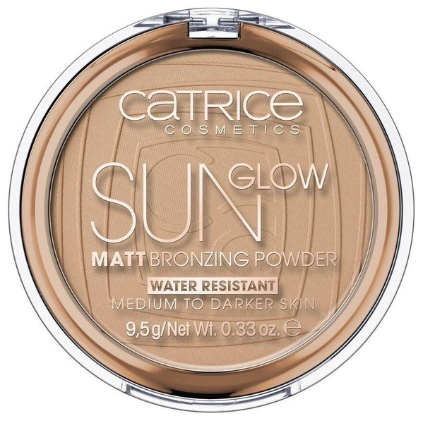 CATRICE Sun Glow Matt Bronzing Powder пудра компактная с эффектом загара матирующая