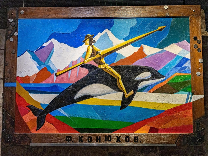 Федор Конюхов. «Дон Кихот», 2011. Холст, масло. | Источник: Мария Лукина