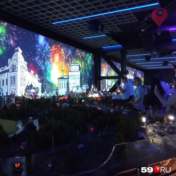 В «городе» наступает ночь… | Источник: Вероника Свизева / 59.RU