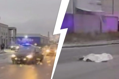 Три автомобиля насмерть сбили пешехода в Ярославле