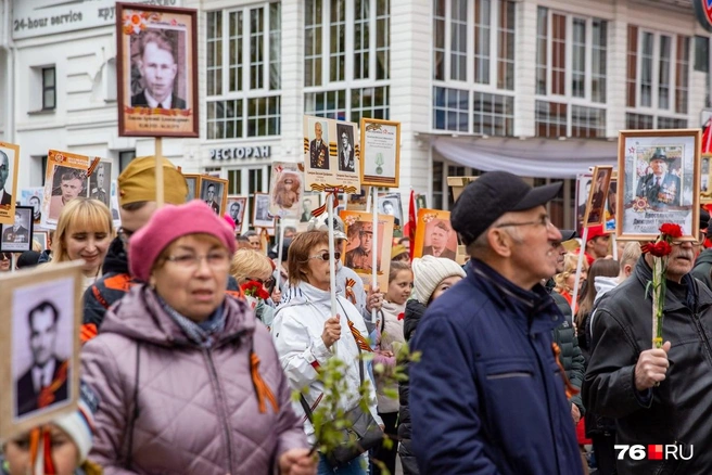 В городе прошло празднование Дня Победы | Источник: Кирилл Поверинов / 76.RU
