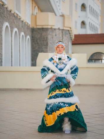 В Сочи девочка поразила жюри национальным костюмом | Источник: Маруся Фоменко / ВКонтакте