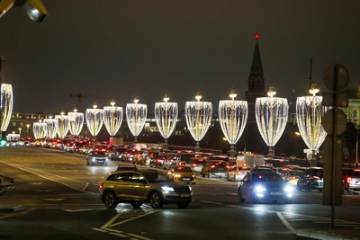 Москву сковали пробки: 7 баллов и дождь