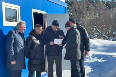 Депутаты проверили строительство очистных в Никольском