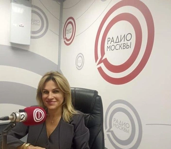 Галина Мокан на радио | Источник: Галина Мокан / Vk.ru