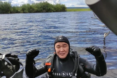 Yakutia diver on rescues in minus 50°C and battling panic