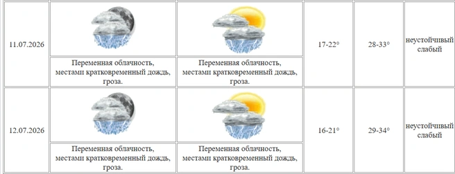 ЦГМС по области показывает местами кратковременный дождь с грозой | Источник: kurganpogoda.ru