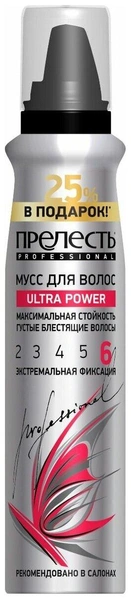 Прелесть Professional мусс Ultra Power