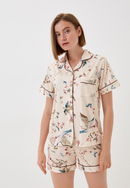 Пижама Rene Santi, цвет: бежевый, RTLACW811201 — купить в интернет-магазине Lamoda