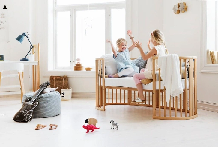 Сладкие сны: овальная кроватка Stokke Sleepi, которая растёт вместе с малышом