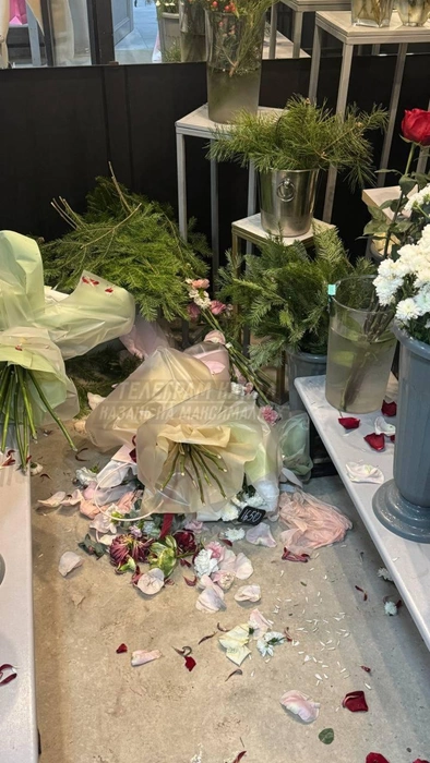 Он разгромил магазин и испортил товар | Источник: kazancity / T.me