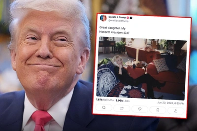 Ночной пост Трампа с блондинкой вызвал путаницу