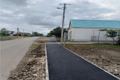 В Новоузенске построили тротуары на трёх улицах