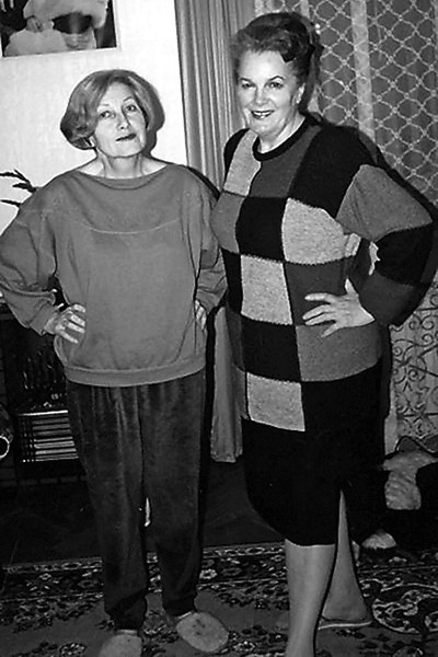 Элина Быстрицкая и ее сестра Софья Шегельман