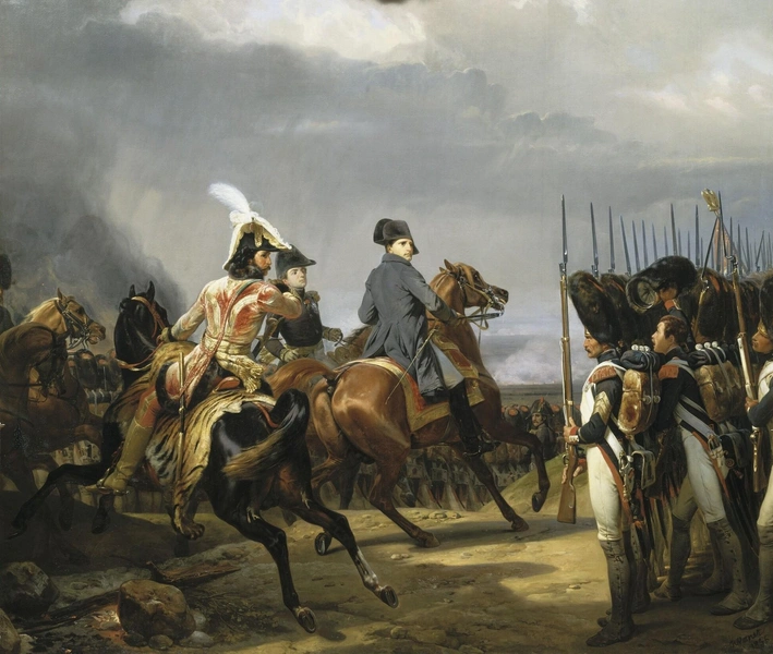 Орас Верне. «Наполеон в битве при Йене. 14 октября 1806 года». 1836 | Источник: Wikimedia Commons