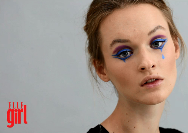 Фото №1 - Beauty-уроки Elle Girl: Макияж Арлекина на Хэллоуин