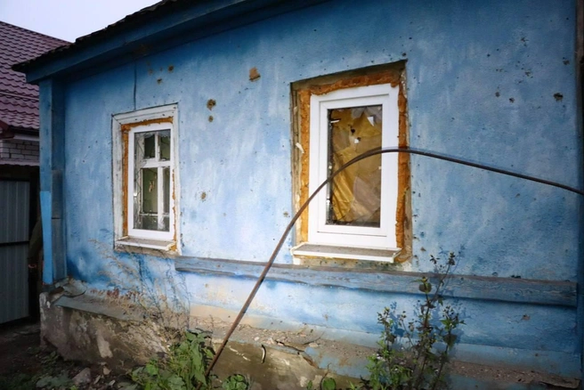 В Курской области под ударом оказались частные дома | Источник: Александр Хинштейн / Telegram