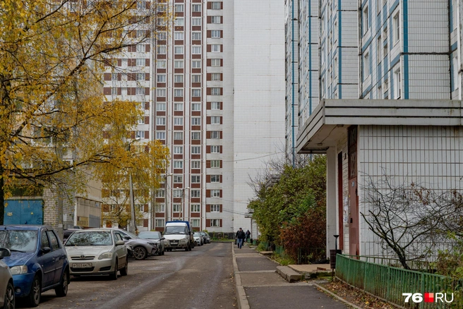 Возле высоток люди кажутся очень маленькими | Источник: Кирилл Поверинов / 76.RU