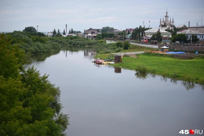 В Шадринске обследуют подтопленные территории при спаде воды в Исети