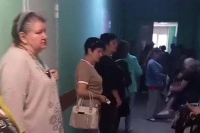 В больнице Камышина засняли очередь на УЗИ