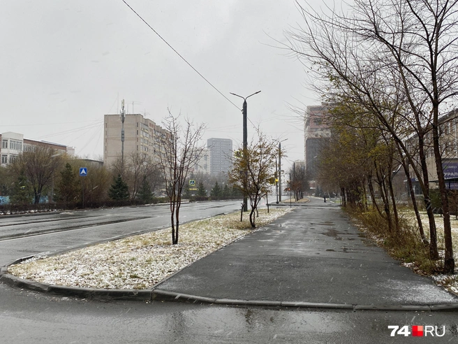 С другой стороны, уж лучше так, чем опять без снега до самого Нового года | Источник: читатель 74.RU