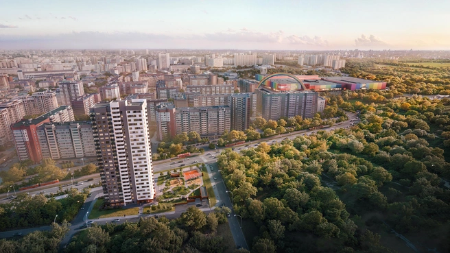 Также от дома будет легко выехать за город в сторону Московского и Чусовского трактов | Источник: «НКС-Девелопмент»