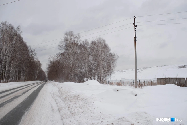 Рядом проходит дорога. Днем в будний день машин на ней мало | Источник: Андрей Бортко / NGS.RU