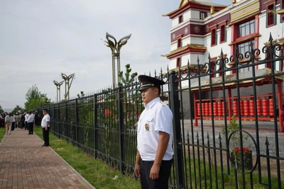 Полиция Тувы охраняет порядок на буддийском форуме