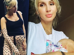 Светлана Лобода опубликовала архивные фото на 9-м месяце беременности, но все обсуждают ее «фейковый» живот