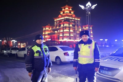 Порядок на Шагаа обеспечили более 400 сотрудников МВД Тувы