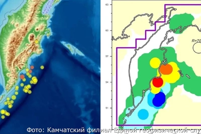 На Камчатке за неделю произошли три землетрясения