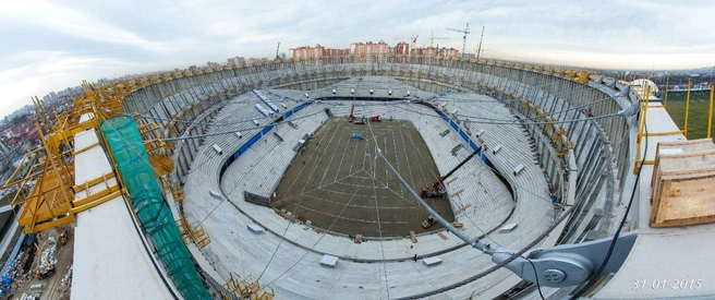 Январь 2015-го  | Источник: Ольга Жуковина; fckrasnodarstadium / Vk.com