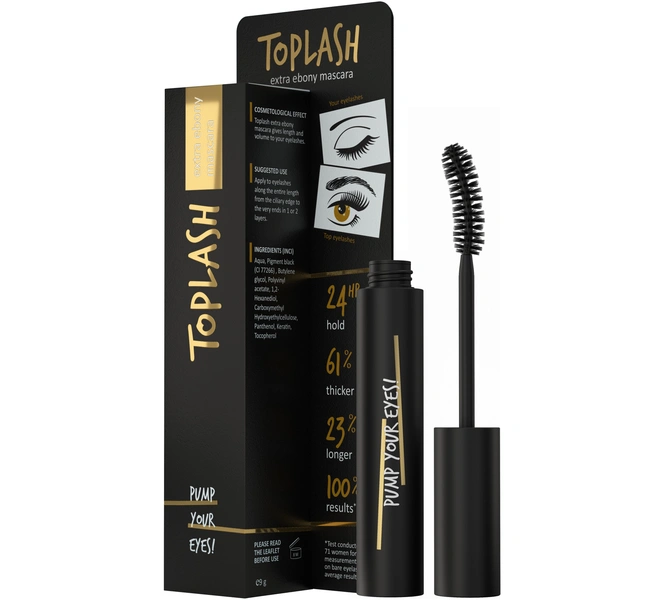 Тушь для ресниц Toplash Extra Ebony Mascara