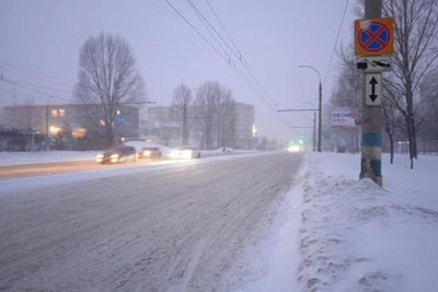 Ульяновск парализован из-за сильного снегопада