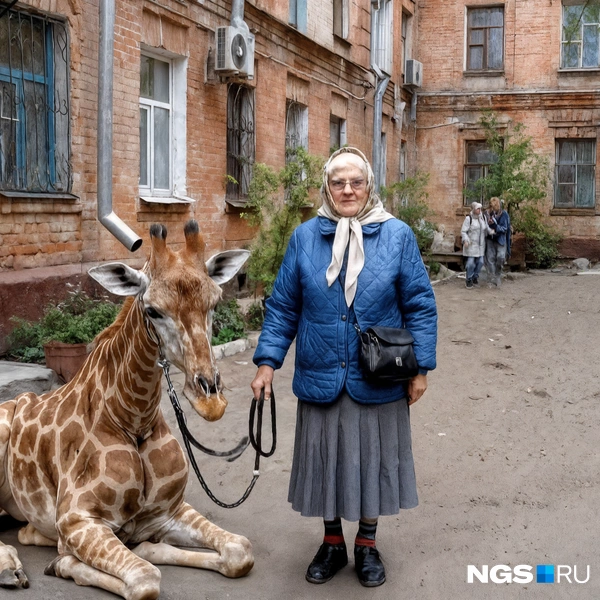 Бабушки с экзотическими животными — относительно новый тренд | Источник: Алена Глухих