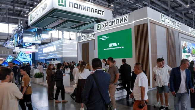 За время выставки стенд «Полипласт» посетило около 8 тысяч человек | Источник: Ирина Борисенко