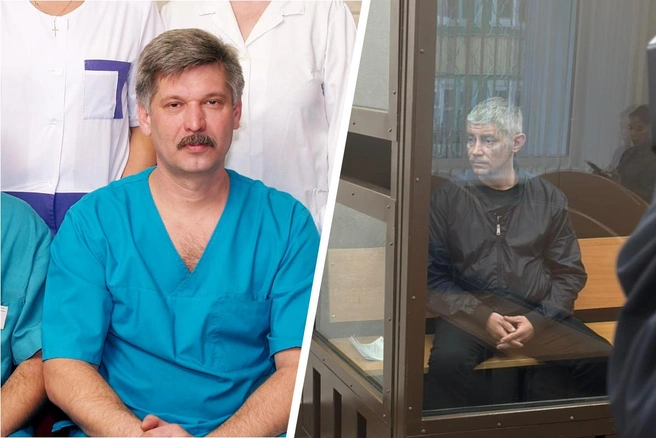Медиков задержали в мае этого года | Источник: Архангельская городская клиническая больница № 6 / Vk.com, Соломбальский районный суд города Архангельска / Vk.com