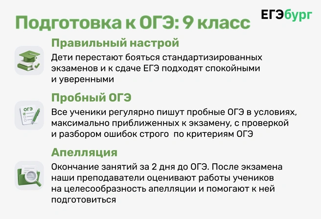 Системный подход, охватывающий необходимые предметные компетенции и организационные мероприятия для освоения предмета и эффективного прохождения ГИА | Источник: Ирина Калмыкова